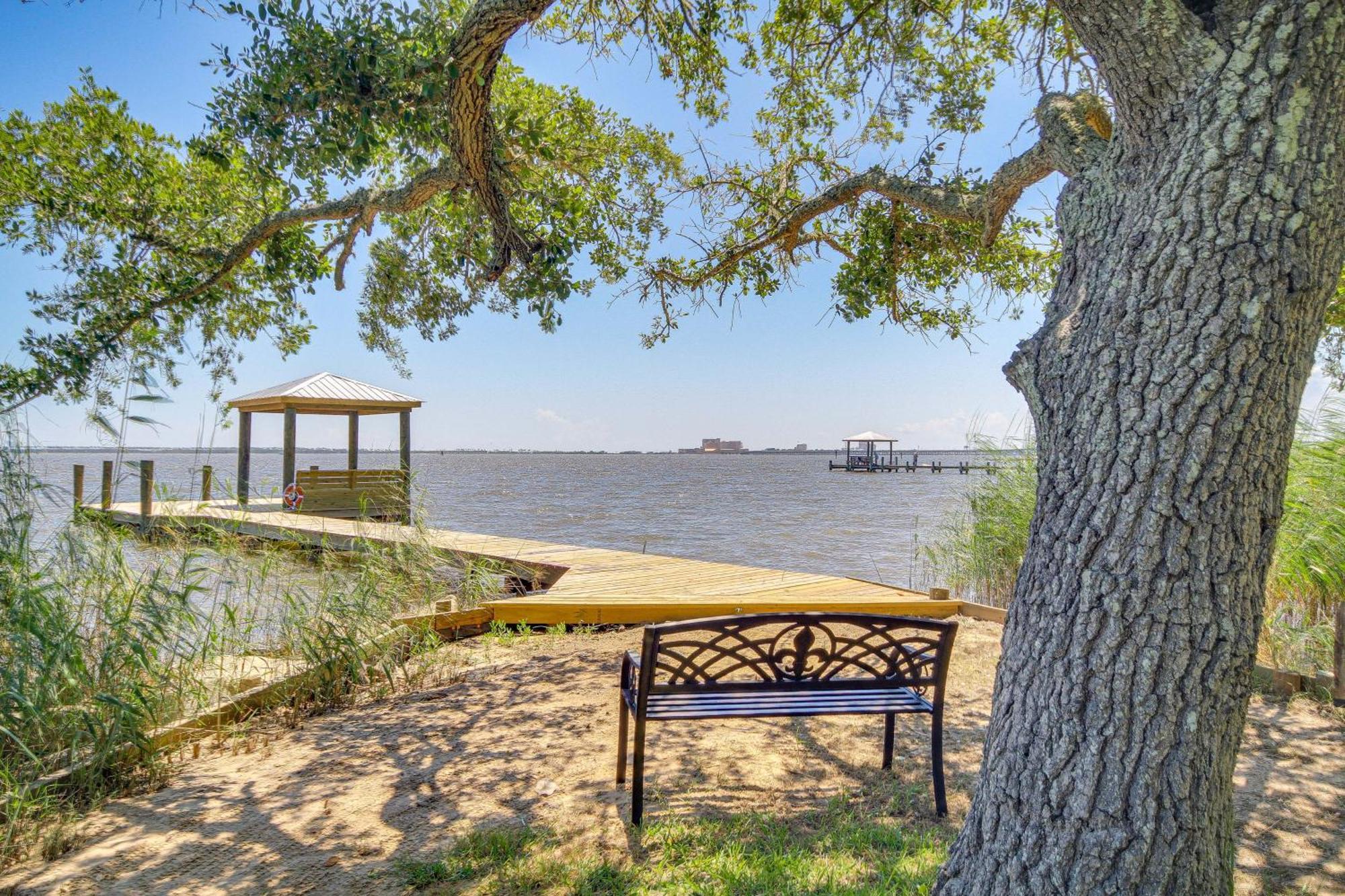 Historic Biloxi Bay Cottage With Beautiful View Ocean Springs Exterior foto